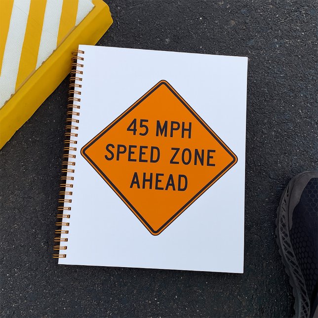 Agenda Zona de velocidad de 45 MPH por delante del Rótulo (Subido por el creador)