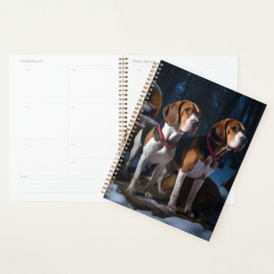 Agenda Zorro de habla inglesa americana Snowy Sleigh Navi