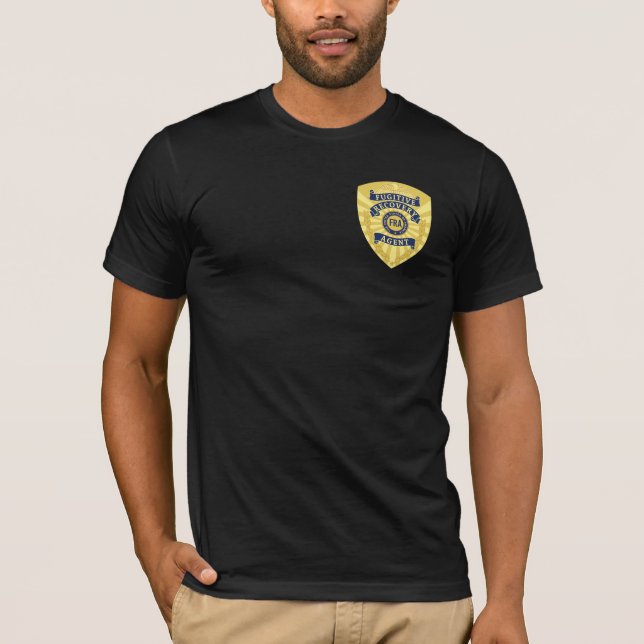 AGENTE DE RECUPERACIÓN FUGITIVA BADGE Camiseta (Anverso)