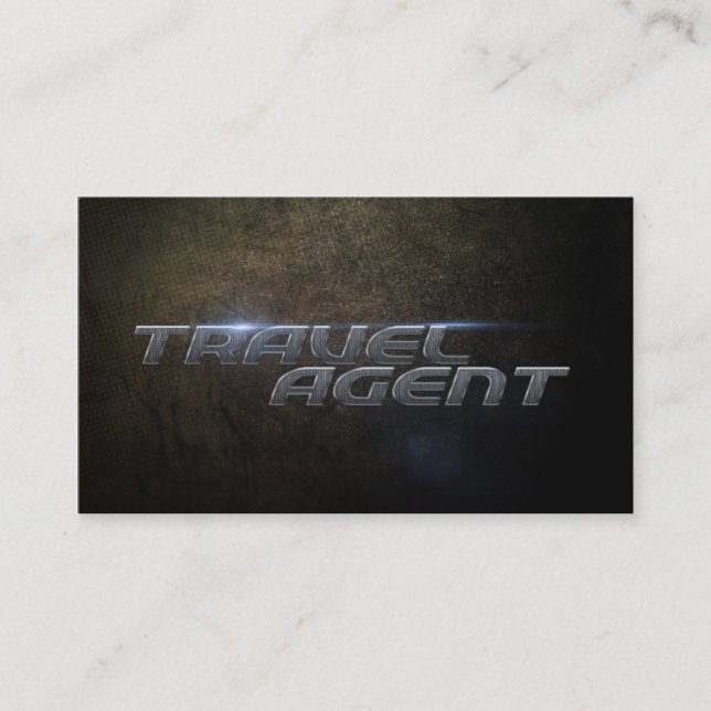 Agente de viajes Tarjeta de visita (Anverso)