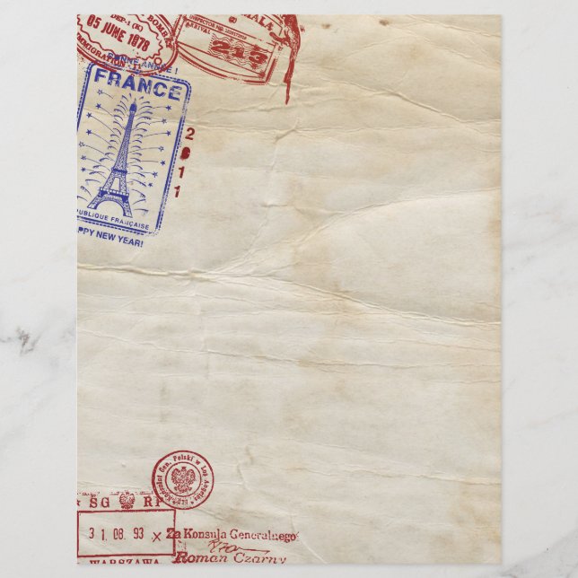 Agente de viajes / Volante de la agencia de viajes (Frente)