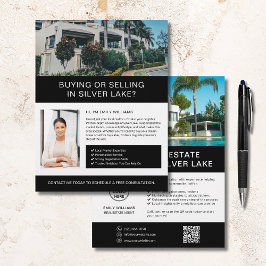 Agente inmobiliario Broker Realtor Marketing Flyer