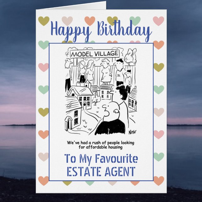 Agente inmobiliario feliz de cumpleaños (Subido por el creador)
