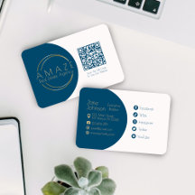 Agente inmobiliario minimalista QR Código tarjeta 