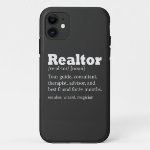 Agente inmobiliario Realtor Funny Iphone 14 Funda