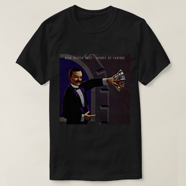 Agentes De Culto De Öyster Azul De La Camiseta Clá (Diseño del anverso)