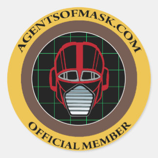 Agentes de M.A.S.K. Pegatina oficial de distincion