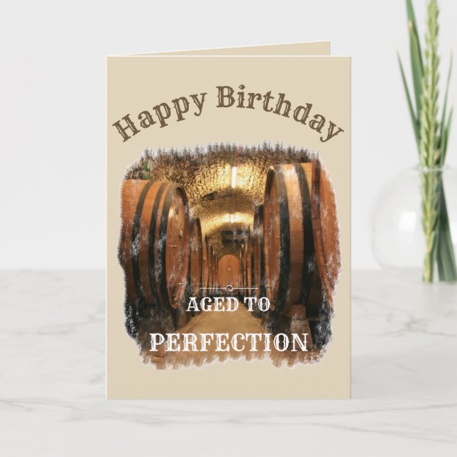 Ageto a la perfección - Tarjeta de cumpleaños (Anverso)