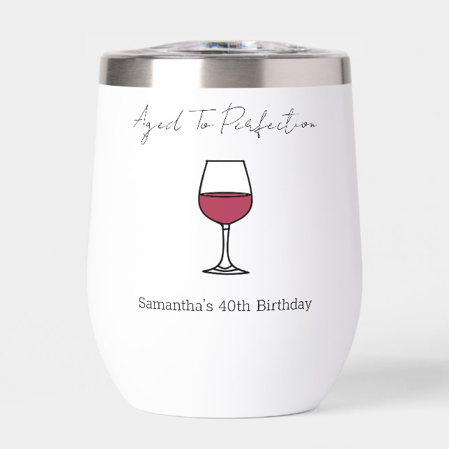 Ageto A Perfection Wine 40 cumpleaños (Frente)