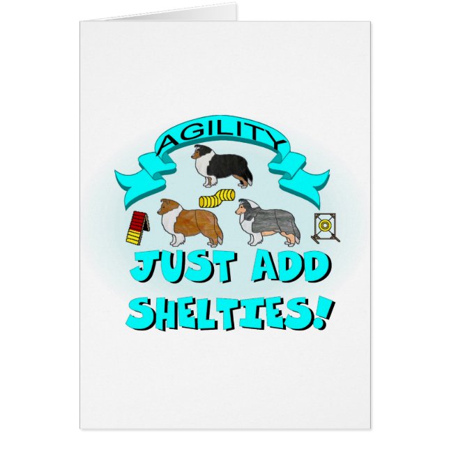 Agilidad - apenas añada Shelties (Frente)