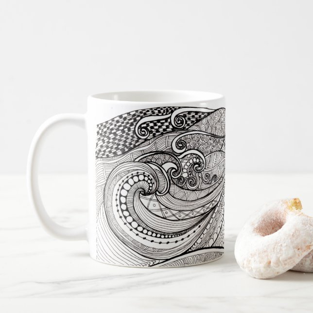 Agita la taza de café (Con donut)