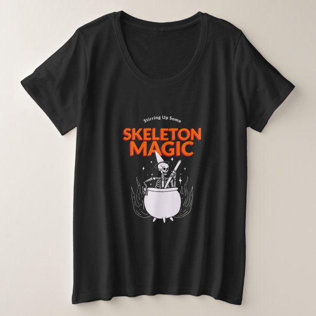 Agitando Algo De Magia De Esqueleto (Anverso del diseño)