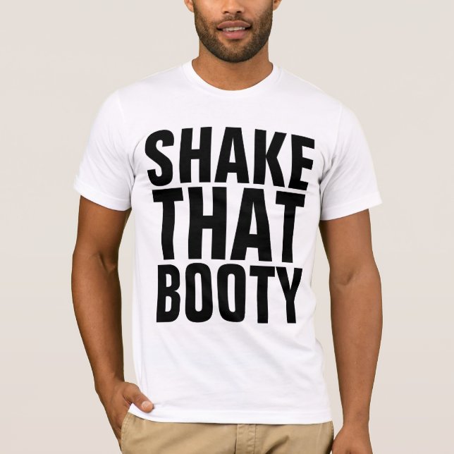 AGITAR LAS Camisetas DE HIP HOP DE LA BAILE. (Anverso)