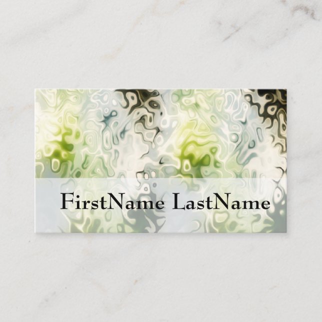 Agitar tarjetas comerciales indestructibles de Per (Anverso)