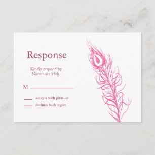 Agitar tus plumas de cola RSVP 2 (fuchsia)