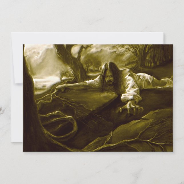 Agonía de Jesucristo en el Jardín de Getsemane (Anverso)