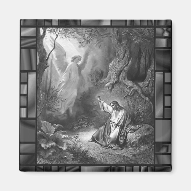 Agonía de Jesús en el imán religioso del jardín (Frente)