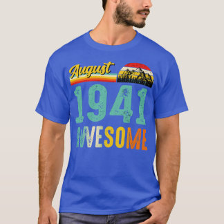 Agosto de 1941 Vintage de la camiseta de regalo de