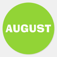 Agosto y Lib Yellow Green Pegatina por Janz
