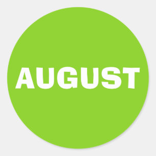 Agosto y Lib Yellow Green Pegatina por Janz