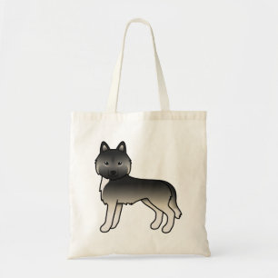 Agouti Siberian Husky Cute Caricatura Perro Bolsa