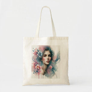 Agradable bolsa de tocador de mujer abstracta - Es