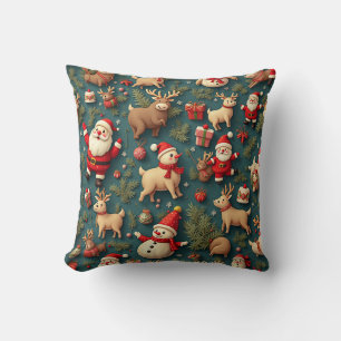Agradable cojín de almohada de Navidades