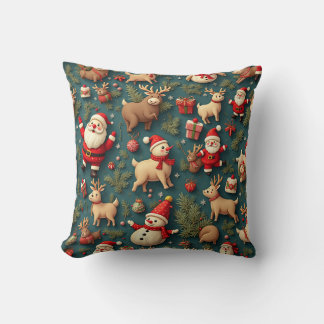 Agradable cojín de almohada de Navidades