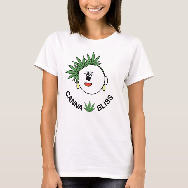 Agradable diversión, mujeres cómodas camiseta Cann (Anverso)