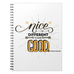 Agradable es diferente que el buen cuaderno