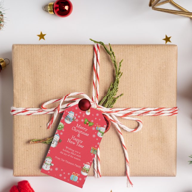 Agradable etiqueta de regalo de invierno para Snow (Subido por el creador)