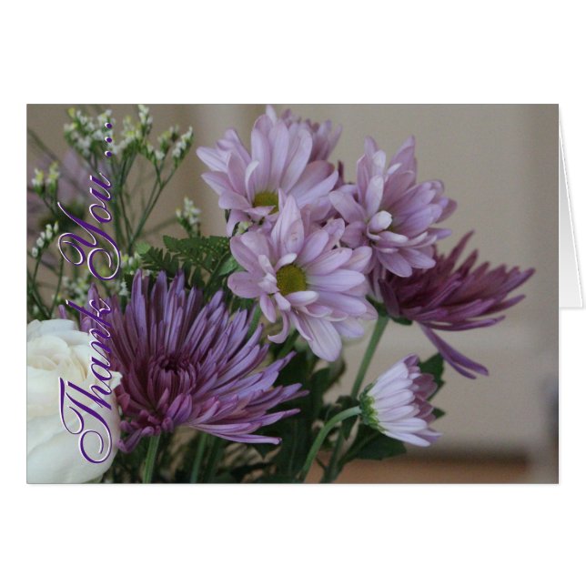 Agradable Mauve Y Morado Florido (Anverso (Horizontal))