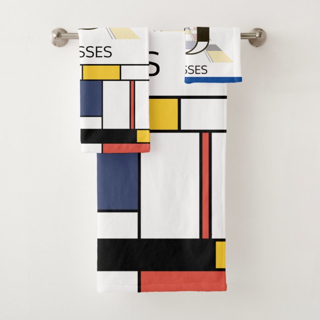 Agradable Neoplasticismo Art Monograma. Letra U (In situ)