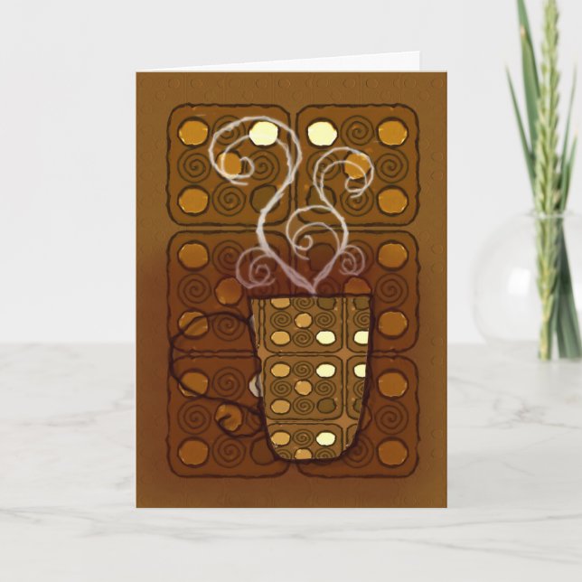 Agradece a un Latte le agradecen tarjeta de (Anverso)