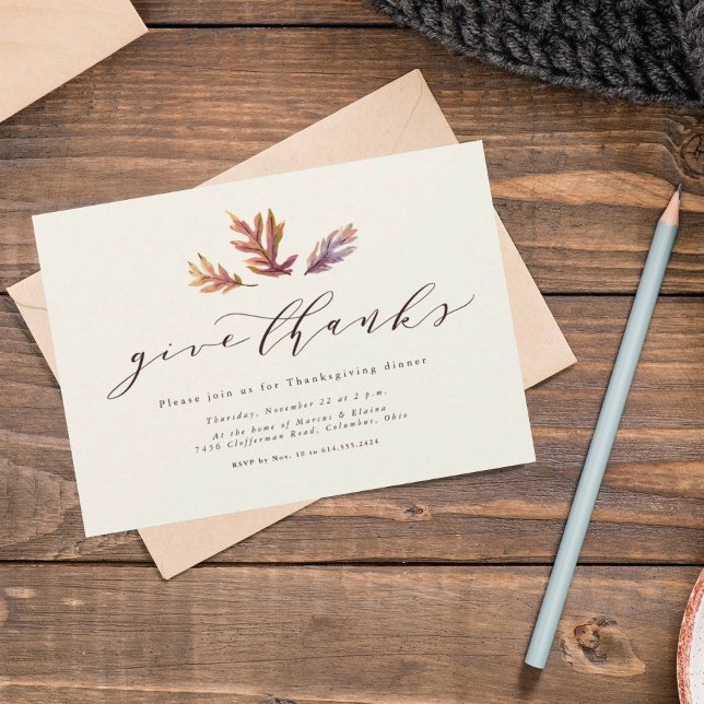 Agradece la invitación de Acción de Gracias (Subido por el creador)