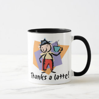 ¡Agradece un latte! Taza de café