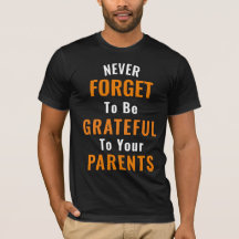 Agradecer A Sus Padres La Camiseta