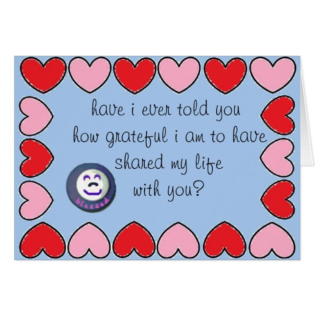 agradecido ..... por el peacewillow (Anverso (Horizontal))