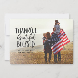 Agradecidos, agradecidos, bendecidos 4 de julio