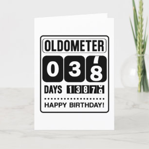 Agradecimiento 38.ª Tarjeta Oldometer de Cumpleaños