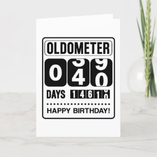 Agradecimiento 40.ª Tarjeta Oldometer de Cumpleaños