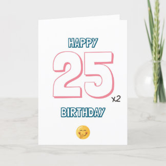 Agradecimiento 50.ª tarjeta de cumpleaños