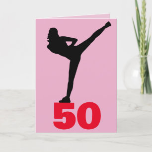AGRADECIMIENTO 50.º CUMPLEAÑOS TARJETA DE RECIBIMIENTO DE KICK ST