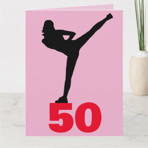 AGRADECIMIENTO 50.º DÍA DE NACIMIENTO DIVERTIDO POR SU TARJETA DE