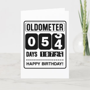 Agradecimiento 54.ª Tarjeta Oldometer de Cumpleaños