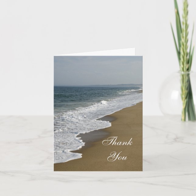 Agradecimiento a Dama de Honor en Boda de Playa (Anverso)