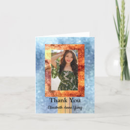 Agradecimiento a graduación de fotografía asiática