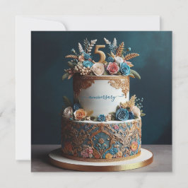 AGRADECIMIENTO A LA 5 BODA CAKE ANIVERSARIO