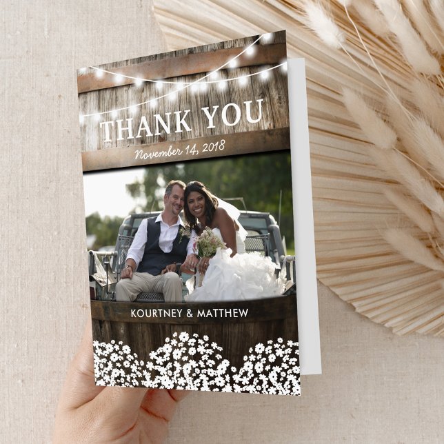 Agradecimiento a la boda rústica por país (Subido por el creador)
