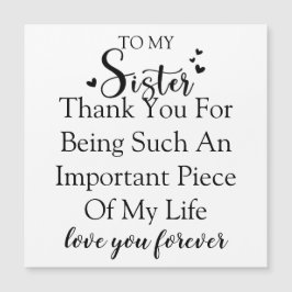 Agradecimiento a la hermana Gracias por estar en m